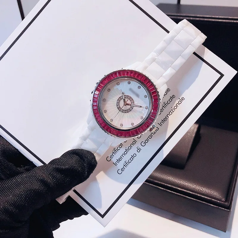 

Automatic Womne's Watch Exquisite Ceramic Luxury Watch European and American Style Simple Quartz Watch Relojes Para Mujer New