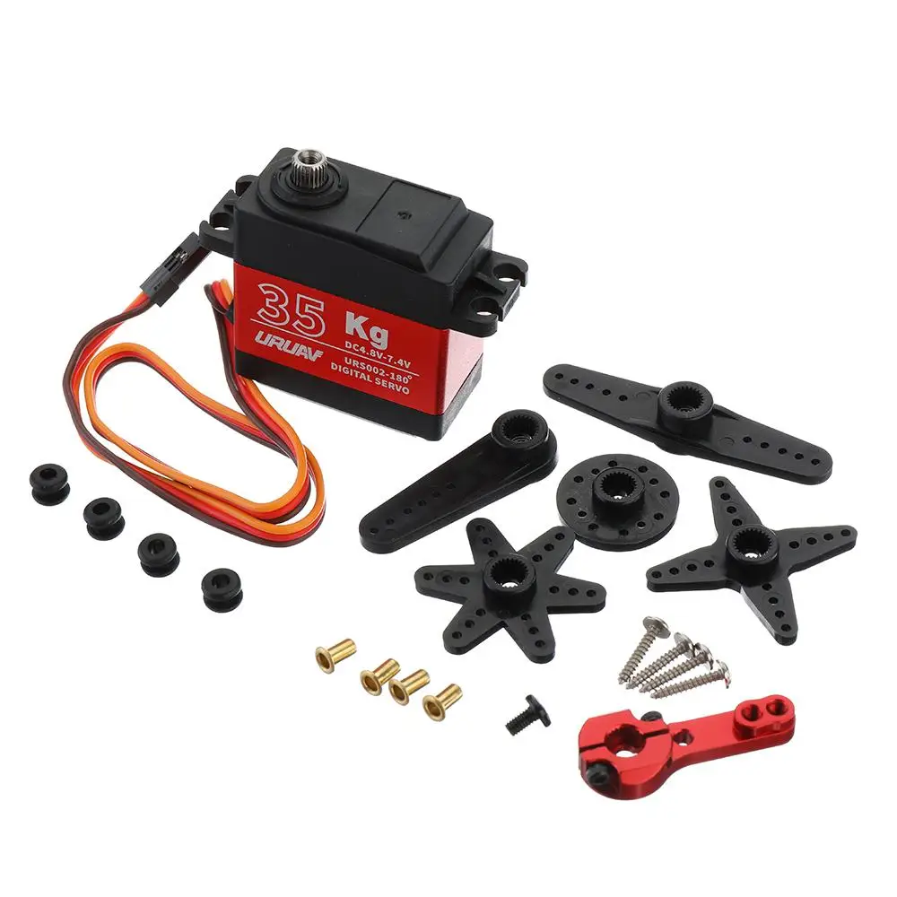 

180 Degree 35KG Digital Metal Gear Servo Waterproof CNC For RC Car Models/Quadcopter/Helicopter/Robot/Intelligent Robot Arm