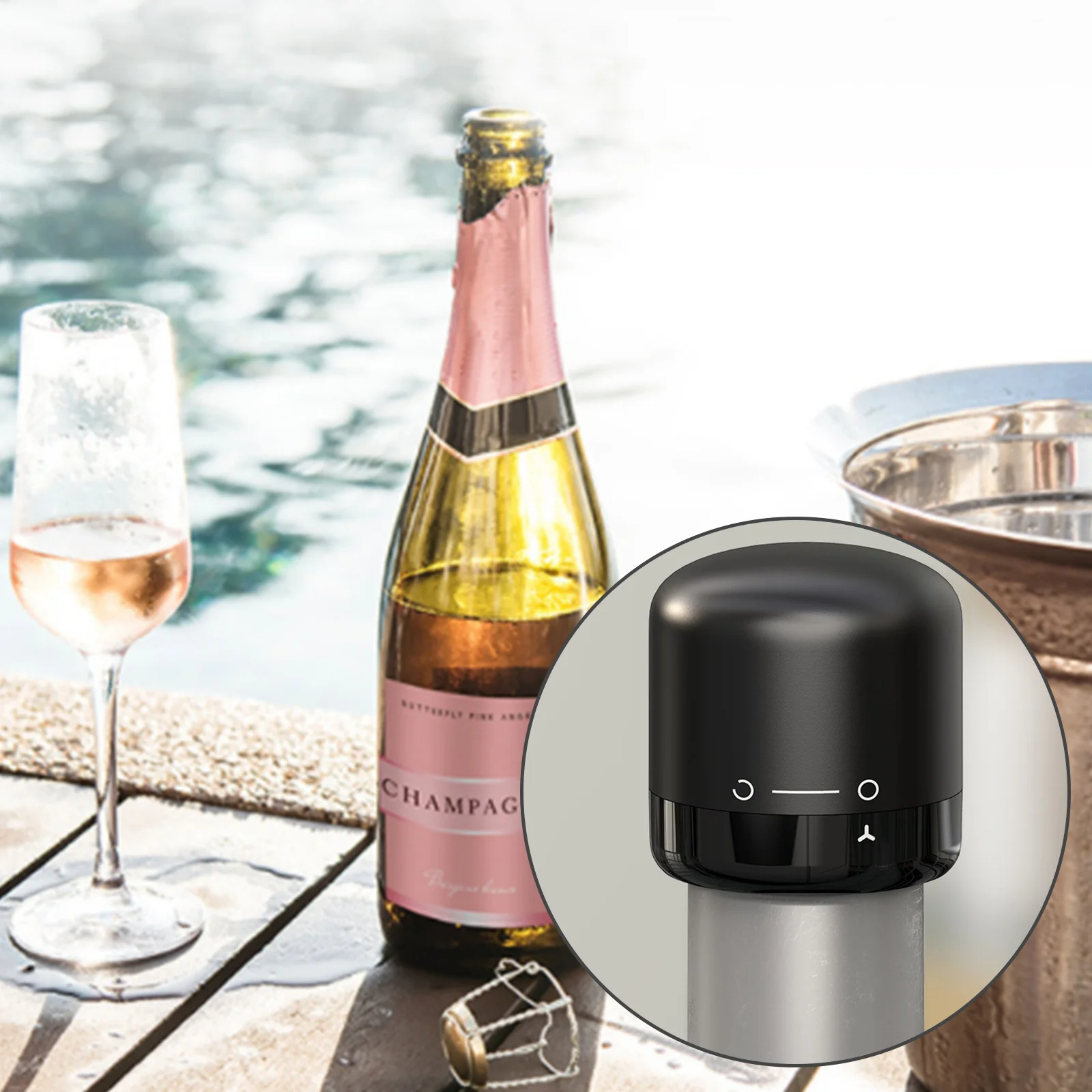 

Вакуумная пробка для бутылки красного вина, силиконовая герметичная пробка для хранения свежести вина, инструменты для бара