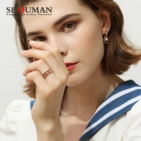 shouman roman numerals stainless steel ring for women men classic rose gold color casual couple rings jewelry anniversary gift