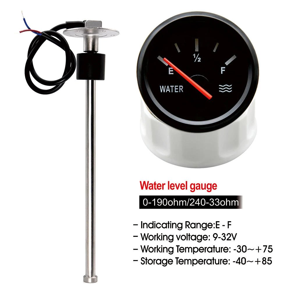 52 мм измерители уровня топлива датчик s 0-100 Ом воды 600 ~ отправителя Автомобильный
