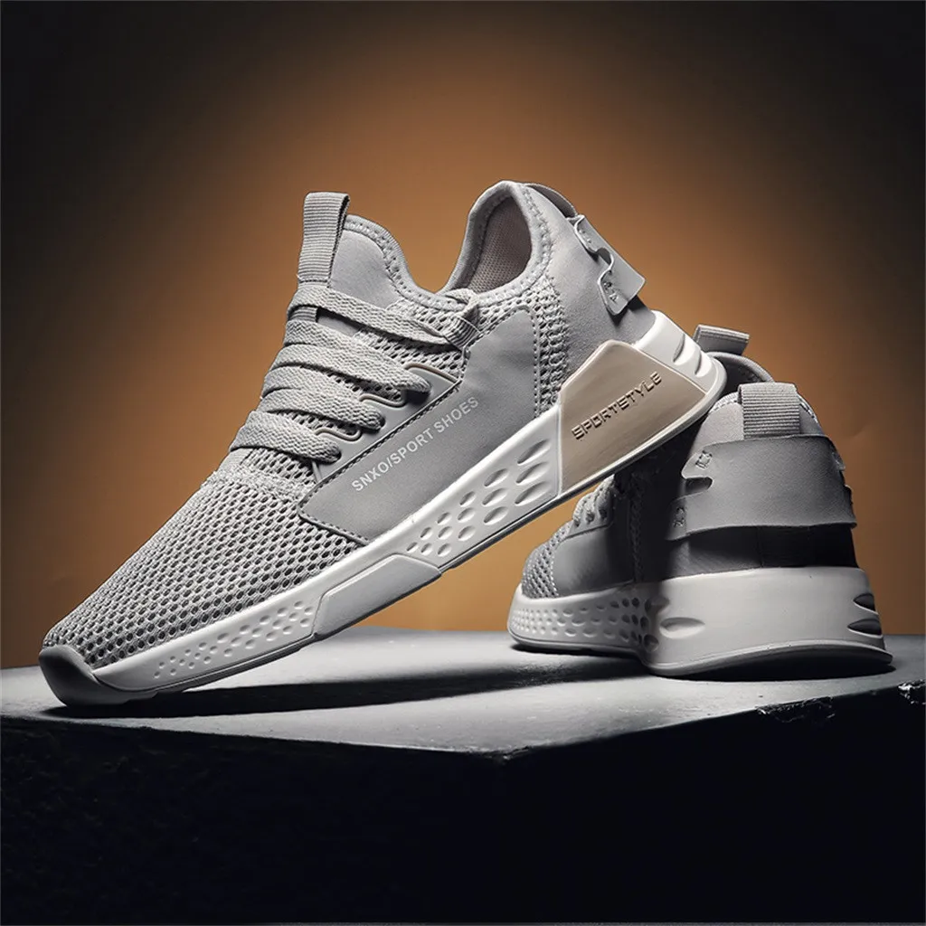 

New Spring Autumn Breathable Mesh Sneakers for Men Sports Shoes Lightweight Outdoor Walking Running Shoes Casual Trainers