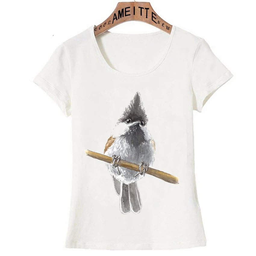 Новая модная женская футболка с коротким рукавом принтом сохранение птицы