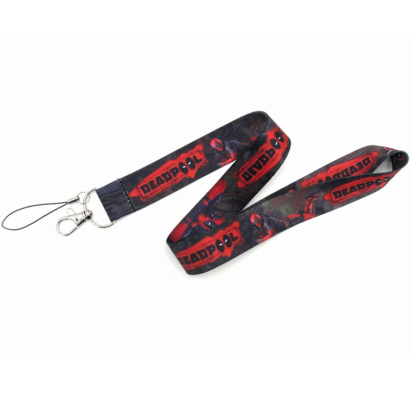 Шнурок для телефона Marvel &quotДэдпул&quot Мстители мультяшный шейный ремешок веревка
