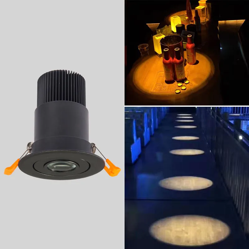 

LED Spotlight Embedded COB Ceiling Light Restaurant Bar Concealed Lamp KTV Aisle Corridor Bull's Eye Spotlight 7w 15w AC85-265V