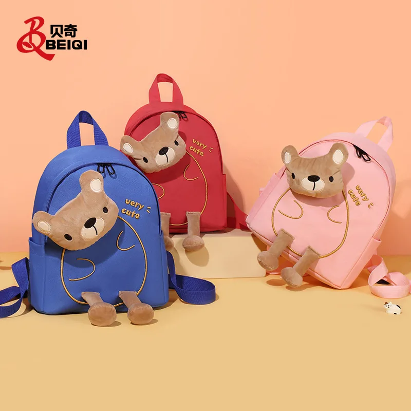 

Модные детские школьные ранцы, плюшевый Детский рюкзак с 3D мультяшным принтом для дошкольников, для мальчиков и девочек, миниатюрные сумки ...