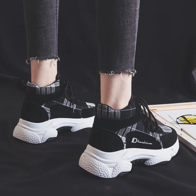 Новинка 2019 года женская обувь с высоким берцем все виды модной обуви