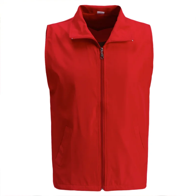 YOTEE 2020 Гладкий минималистский волонтерский красный жилет общественное