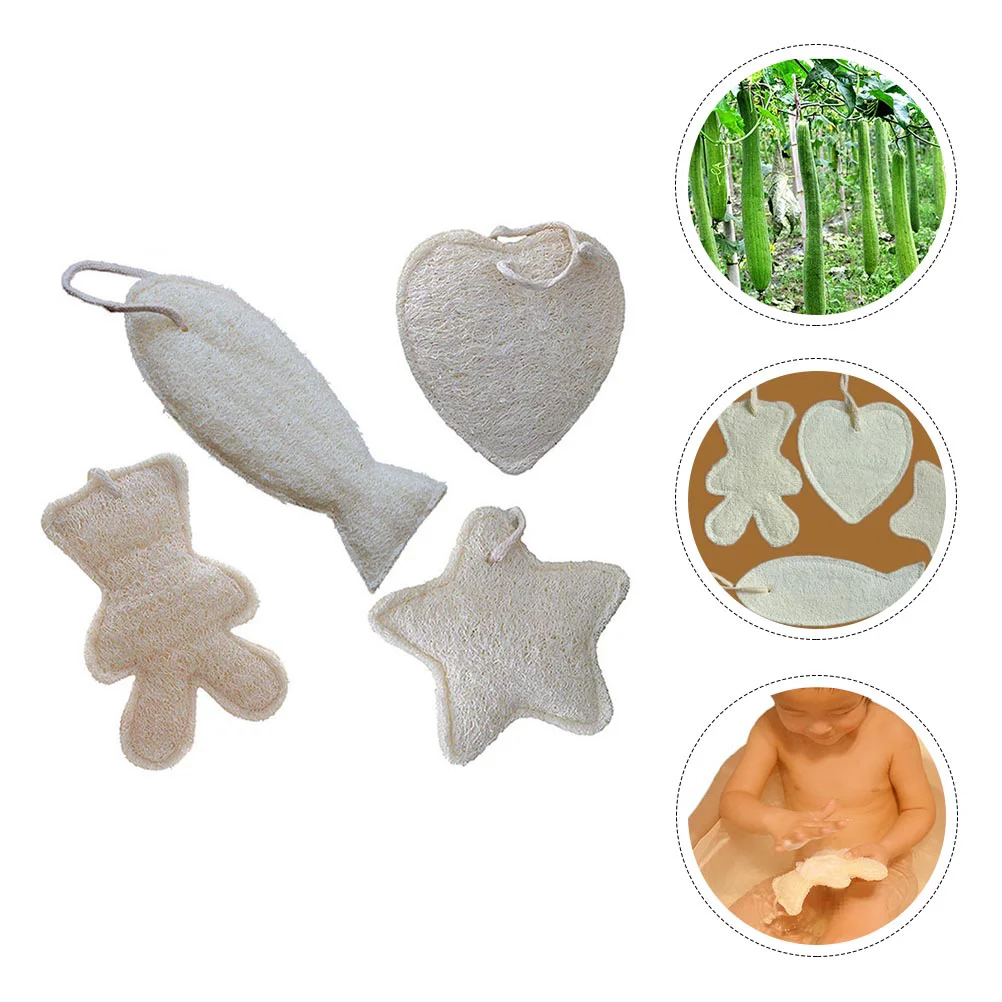 

4 шт., банные полотенца (бежевый)