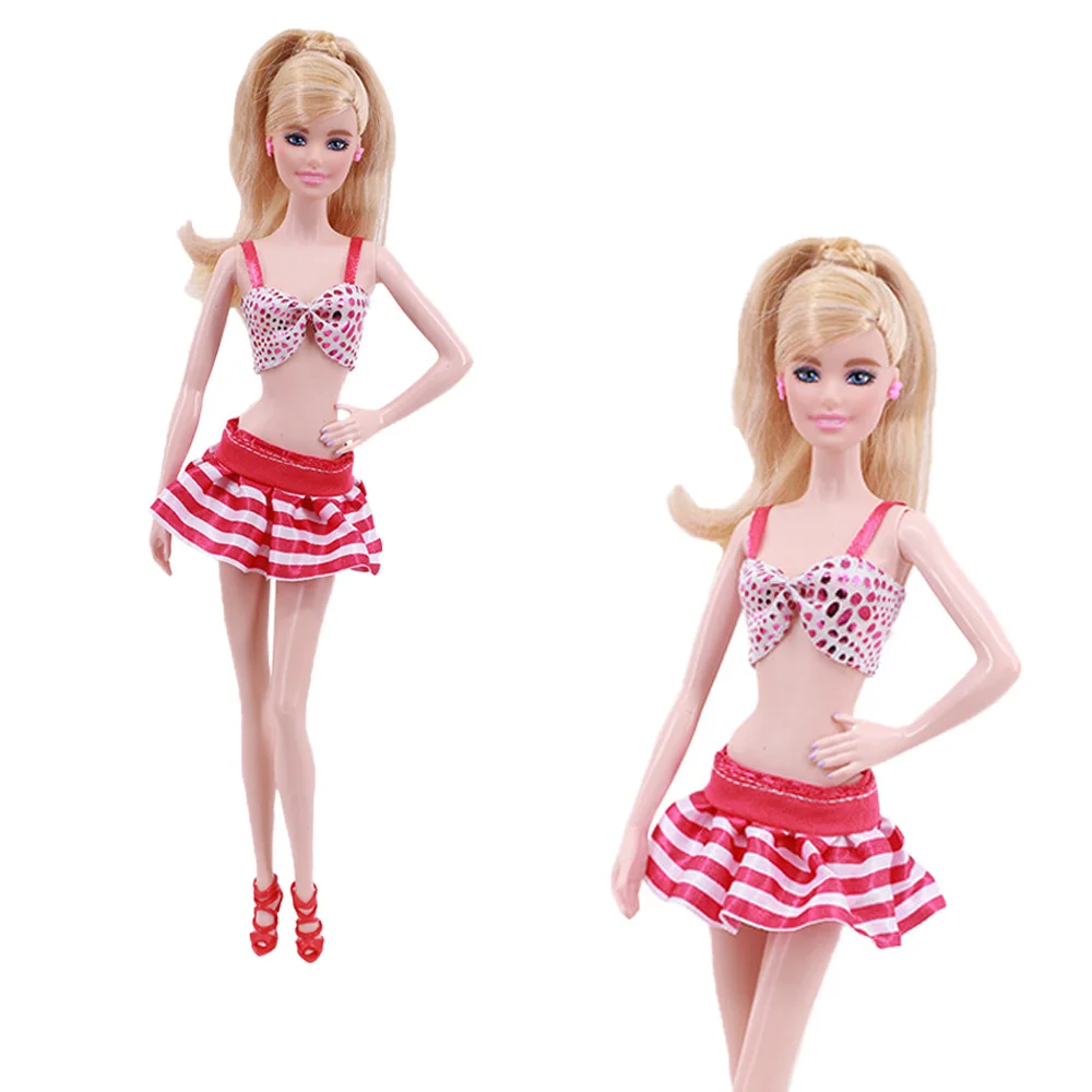 Одежда для Барби купальник бикини сцена серфинга с древесным углем модный стиль