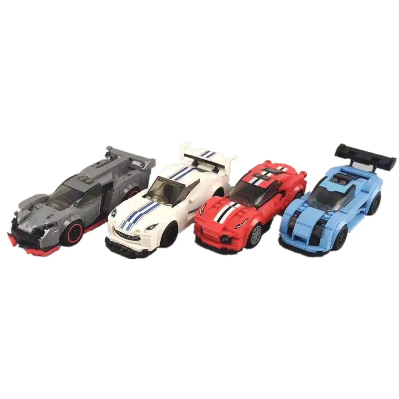 Город Скорость чемпионов гоночный автомобиль строительные блоки гонки супер