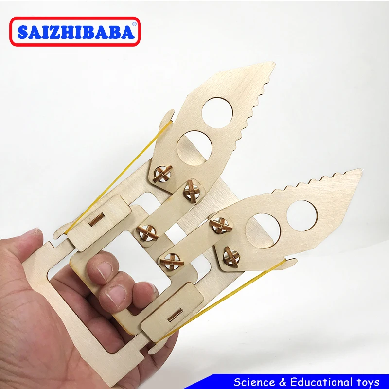 Saizhibaba механические ручки Diy модели и строительные игрушки научная