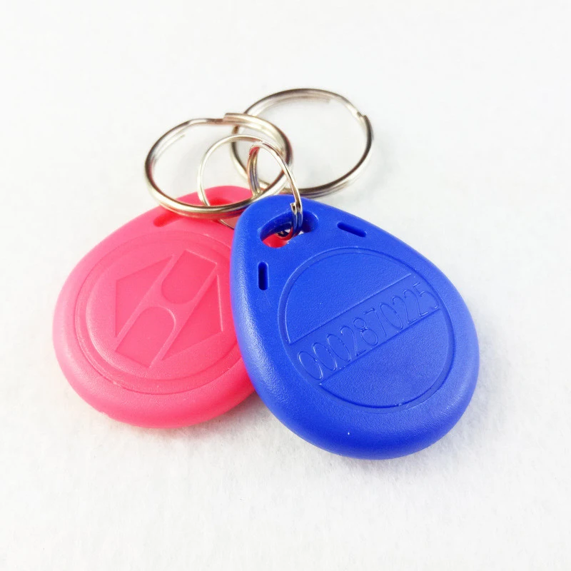 

Door Key Chip 10pcs Blue Color RFID Key Fobs 125KHz Proximity ABS Key Tags For Access Control Chip