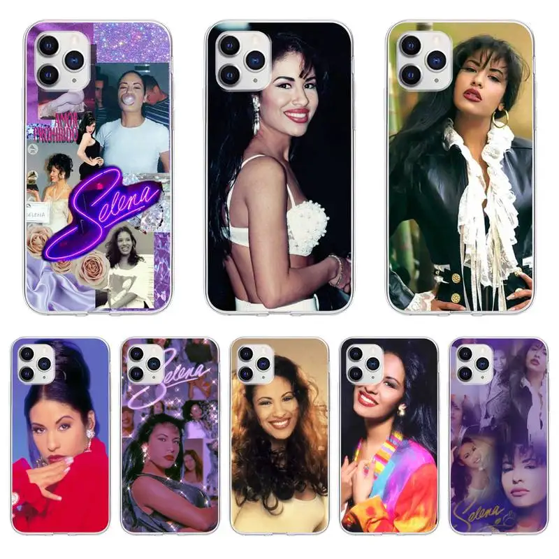 

Selena Quintanilla DIY Phone Case For iPhone 6 7 8 Plus 11 12 ProMax X XR XS Max Phone Coque