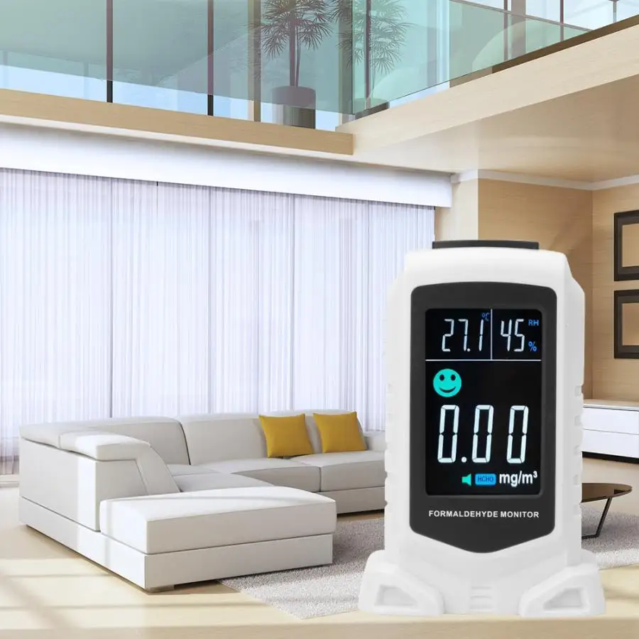 

3 Inch Screen Digital Formaldehyde Monitor HCHO for TVOC C6H6 Temperature Humidity Detector Gas analyzing tools