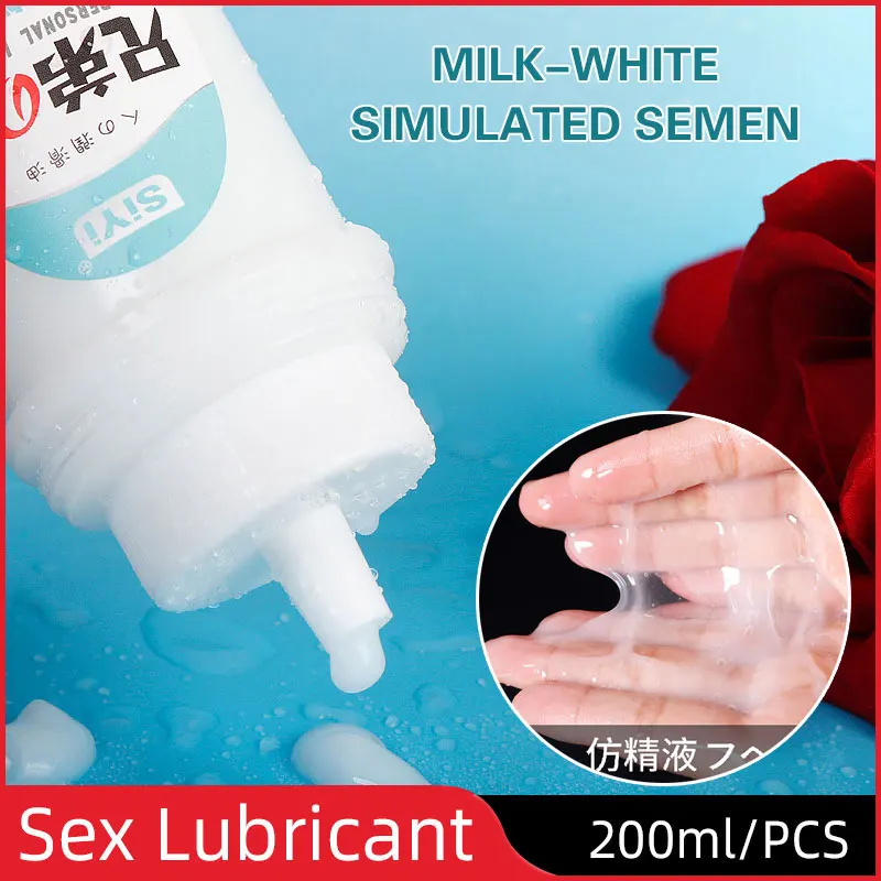 

200ML Lubricant for Sex Cream Adult Masturbation Super Capacity Viscou Lube Water Couple Gay Anal Based Massage OilEasy To Clean