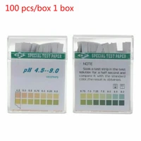 100 pcsbox 1 box ph test strip indicator ph4 5 9 0 laboratory household test paper for water saliva and urine testing measuring