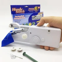 small hand sewing machine quick handy stitch sew needlework clothes fabrics portable household electric sewing machine mini