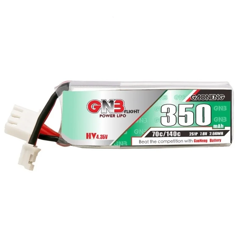 1-10 шт Gaoneng GNB 350mah HV Lipo батарея 2S 7 6 V 70C/140C PH2.0 разъем для Emax Tinyhawk S четырехосный Крытый