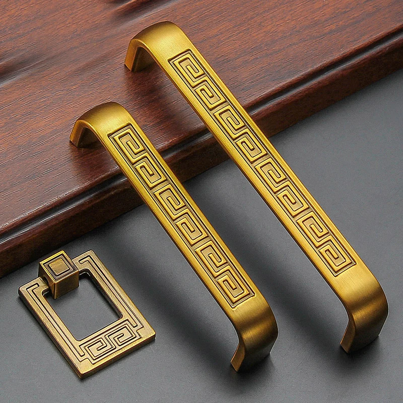 Ручки для шкафа ONUS матовые латунные ручки выдвижные ящики мебельная фурнитура