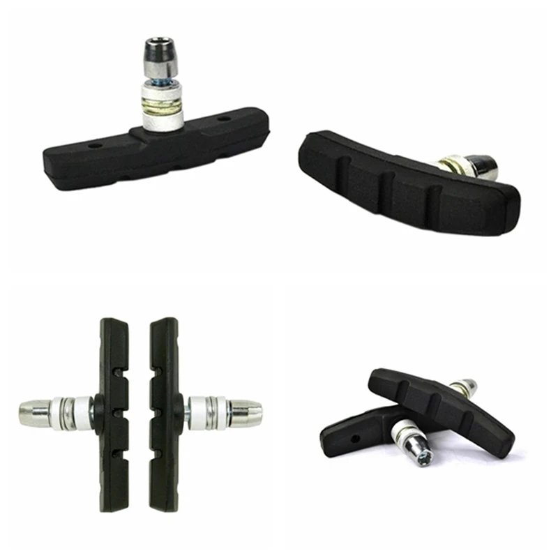 

Прочные велосипедные V-образные тормозные колодки с грязевым желобом, тихие ботинки, блоки, накладки, резиновый лист, сменный