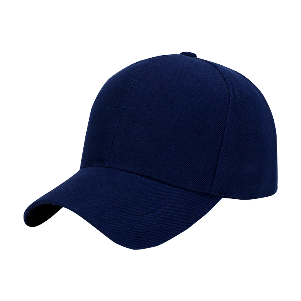 Модная Повседневная однотонная Бейсболка унисекс для занятий спортом на