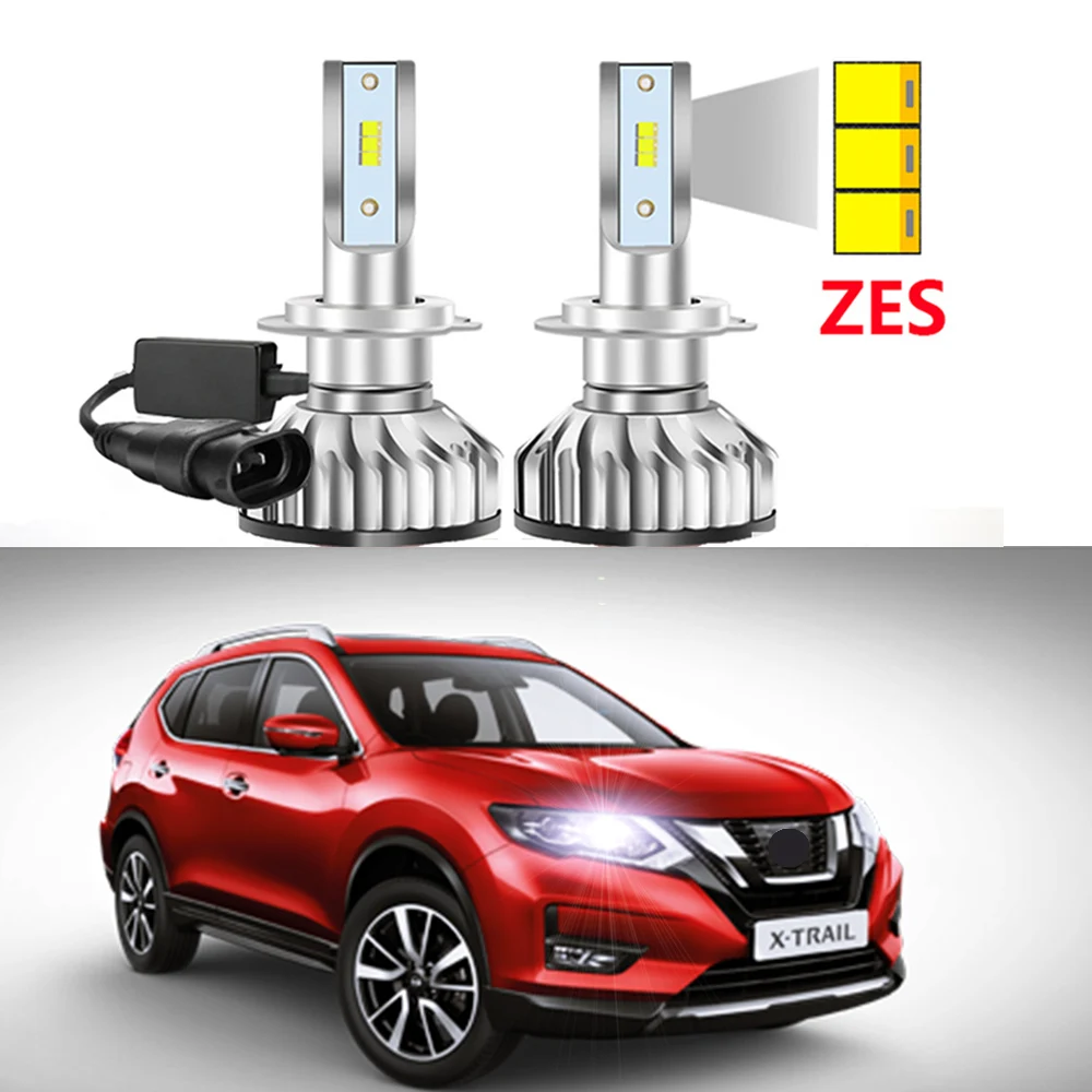 2 шт. светодиодный Автомобильные светодиодные лампы для фар Nissan X-Trail XTrail T32 2014 2015
