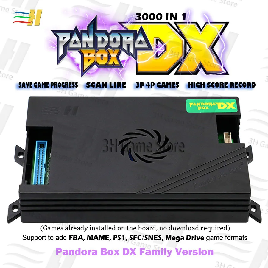 2021 Pandora Box DX 3000 в 1 семейная версия может сохранить игровой прогресс высокая оценка
