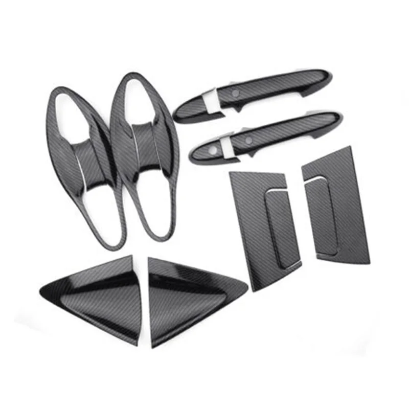 14 шт. ручка обшивки двери комплект интерьера аксессуары для автомобиля задняя +