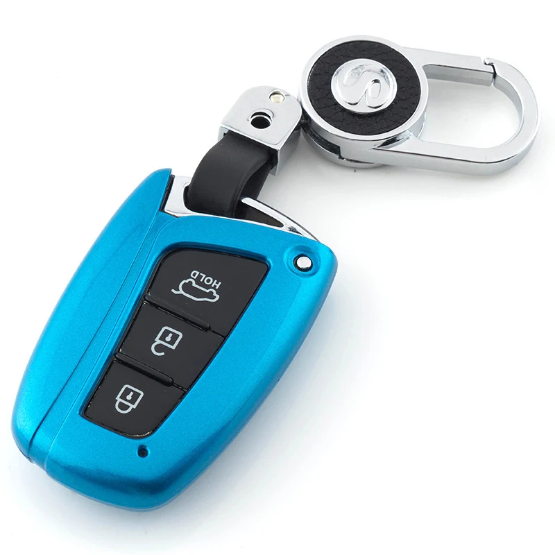 Чехол для автомобильного ключа из АБС-пластика Hyundai Grand Santa Fe IX45 GENESIS EQUUS AZERA 2013 2014 2015
