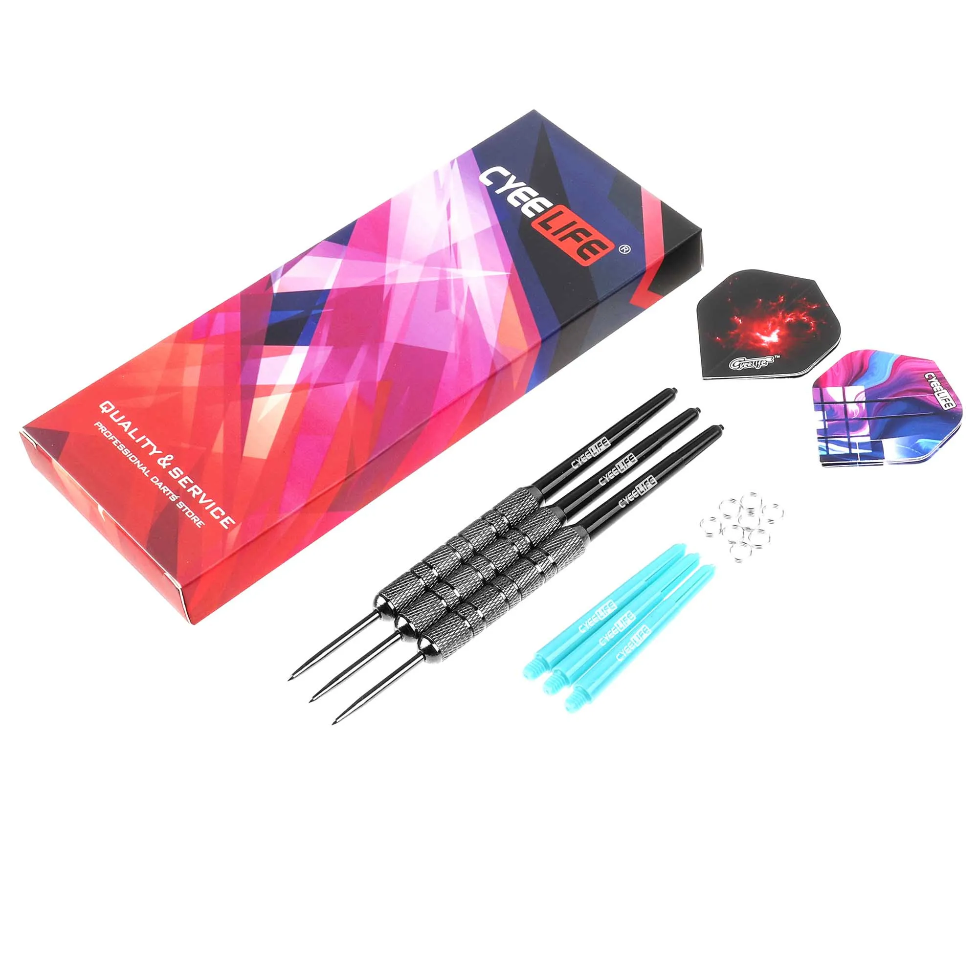 CyeeLife Steel Дротика s 20/24/28 г/30 г металлические Пружинные уплотнительные кольца + 6