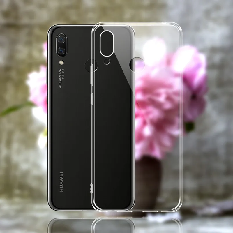 Чехол MAKAVO для Huawei Nova 3 тонкий прозрачный силиконовый чехол из ТПУ Прозрачная