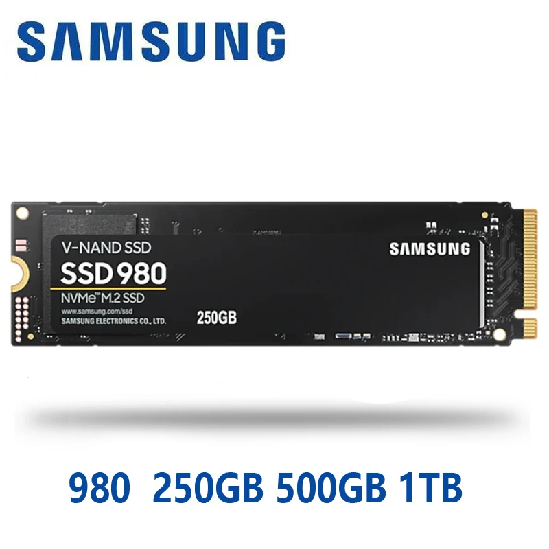 

Samsung 980 SSD M.2 SSD 250 ГБ 500 ГБ 1 ТБ nvme pcie Внутренний твердотельный диск HDD жесткий диск дюймовый ноутбук Настольный TLC ПК диск