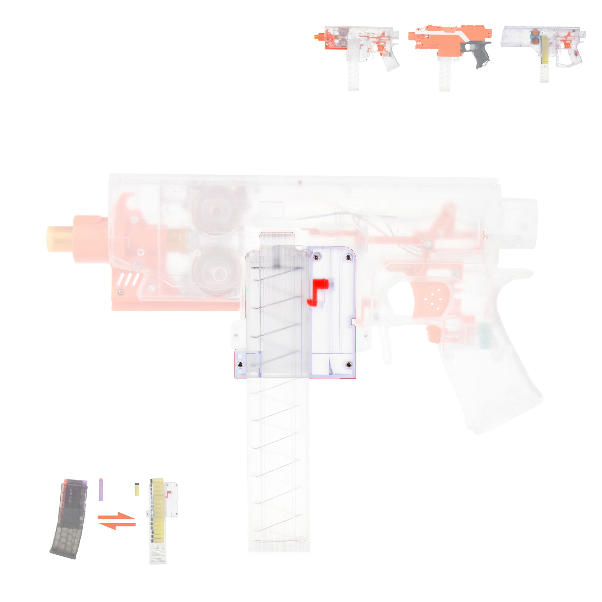 JGCWorker магазин Stefan зажим на шею адаптер для Nerf STRYFE модифицирующая игрушка |