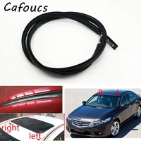 cafoucs car roof rubber drip finish moulding with clip for honda accord euro for spirior cu1 cu2 2010 2014