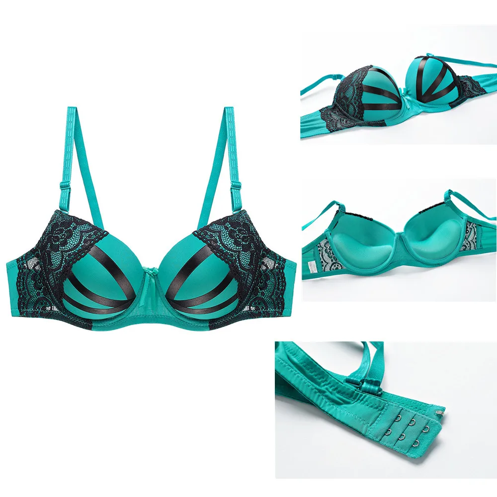 2020 новый топ! Женский кружевной бюстгальтер с чашками пуш ап большие
