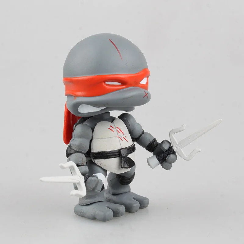 Cute 4-Super Movable Teenage Mutant Ninja Turtles Black Limited Edition Gray Battle Damage Version Two-Selectable Garage Kit