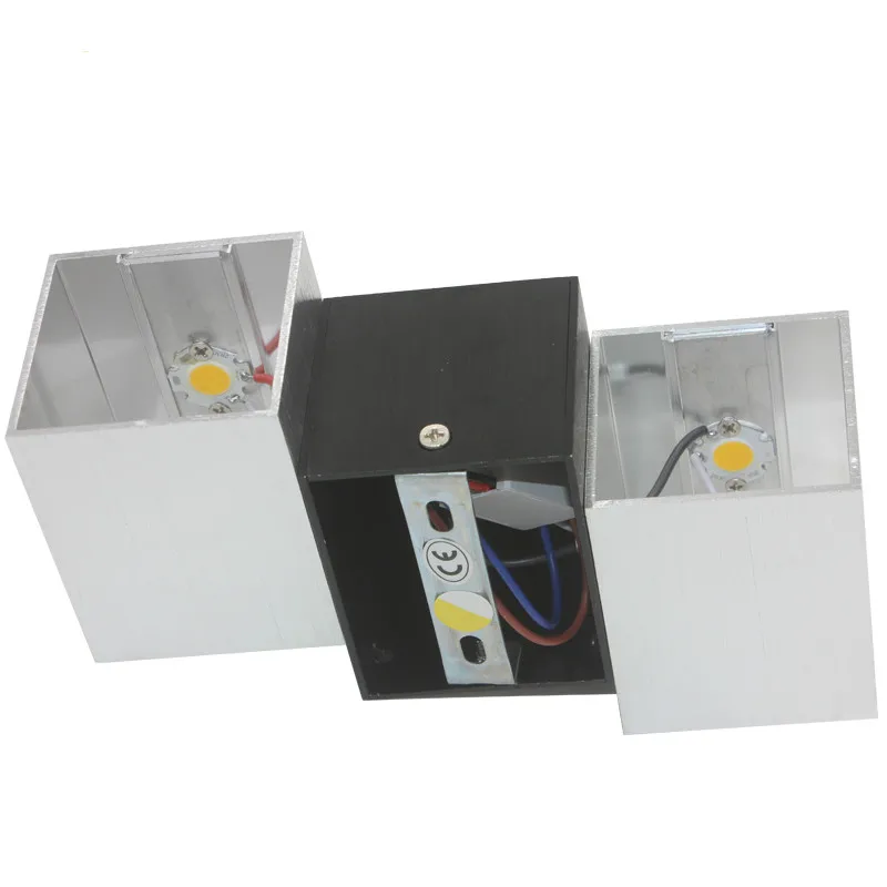 Современный настенный светодиодный светильник квадратные настенные лампы для