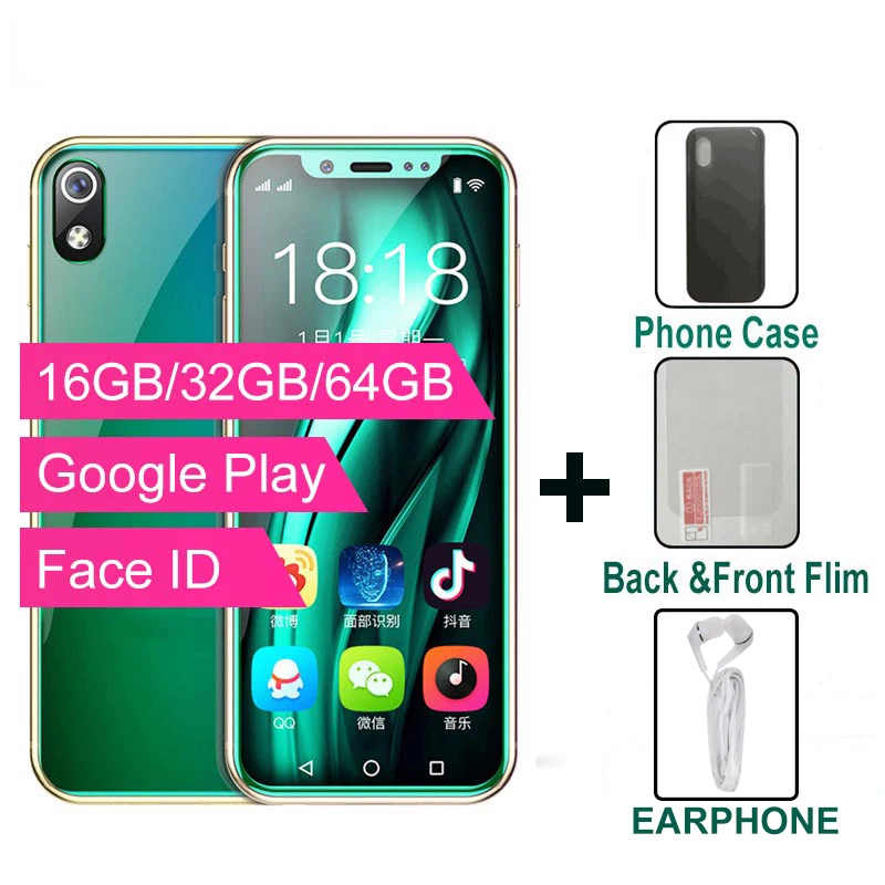 Супер мини 4G смартфон K-TOUCH I9S 16 Гб/32 ГБ/64 Гб rom Android celular wifi Google Play Face ID маленький студенческий мобильный телефон