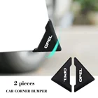 2 шт.компл. силиконовая угловая Крышка для автомобильной двери под углом 90 градусов, бампер с защитой от царапин для Opel Corsa Astra Mokka X