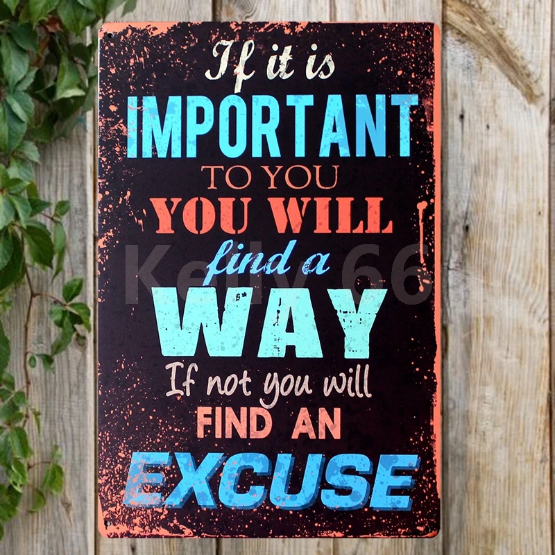 

[ Kelly66 ] Route US 66 Paris Love Family Rules A Way Excuse Tin Metal Sign Home Decor Bar Wall Art Painting 20*30 CM Size JT-13