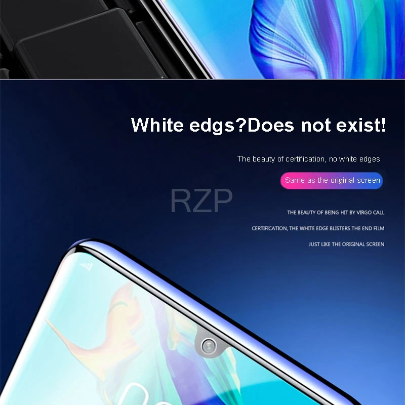 RZP полное покрытие Гидрогелевая пленка для huawei P30 P20 Pro P10 lite Plus Защита экрана для huawei P20 P30 lite(не закаленное стекло