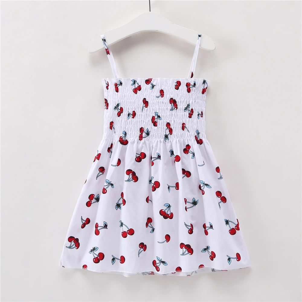 Kids Dresses for Girls Children Princess Dress Toddler Baby Flower Print Sundress 1 2 3 4 5 6 7 Years Girl Summer Elegant | Детская
