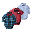 Orangemom2022 г.; Одежда для маленьких мальчиков; Клетчатый комбинезон; Комбинезон для маленьких мальчиков; От 1 до 3 лет; Детский костюм для дня рождения; Вечерние костюмы