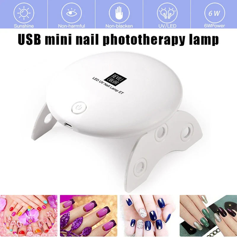 

Mini Nail Dryer Machine Portable LED UV manicure Lamp nails USB Cable Home Use Nail lamp for drying nails