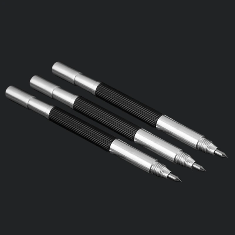 

K1KA 2 Pack Tungsten Carbide Tip Scriber Aluminum Etching Engraving Pen Glass Shell Metal Construction Marking Tools