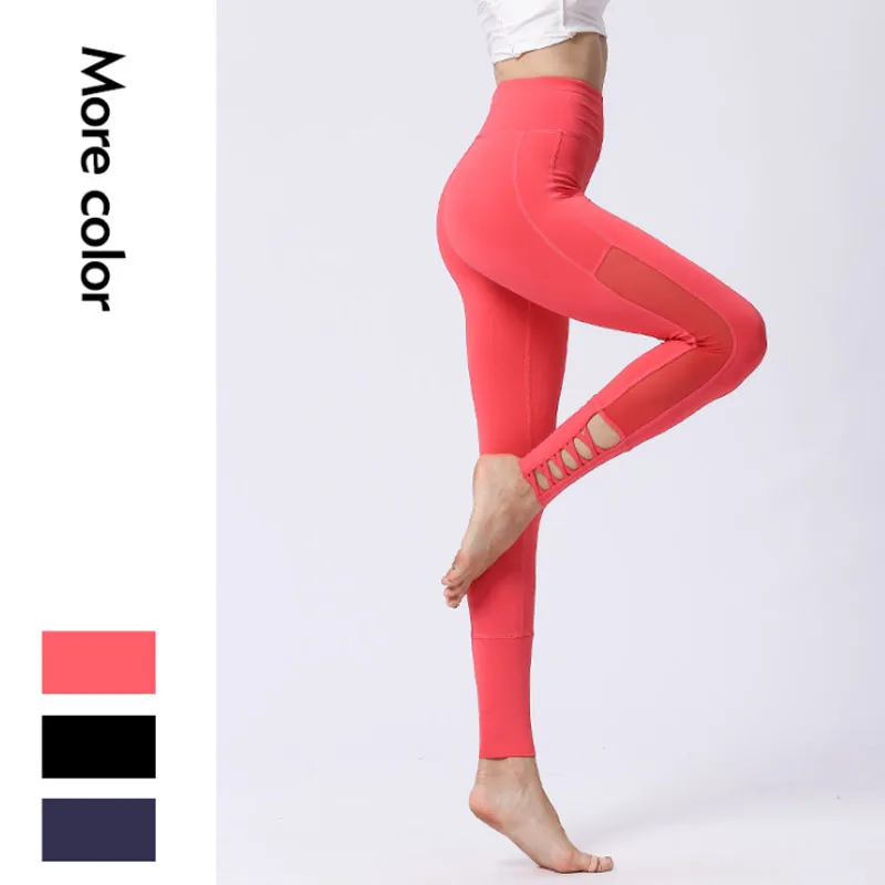 Новое поступление спортивные Леггинсы для фитнеса йоги штаны эластичные плотные