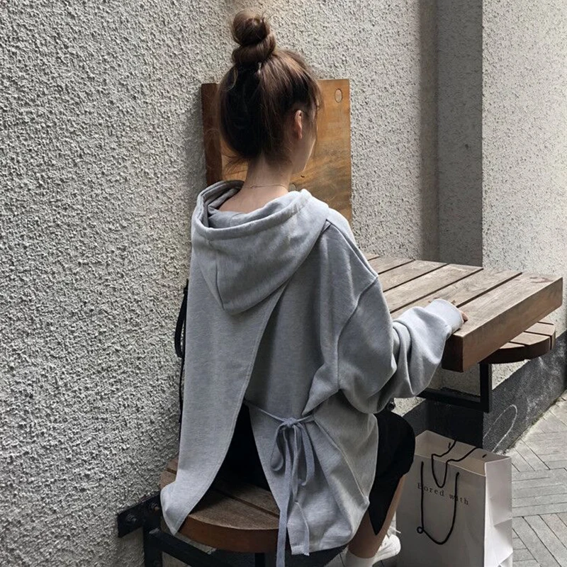 Свободные весенне-осенние толстовки Повседневная Женская одежда модный бренд