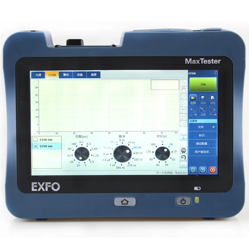 EXFO OTDR MaxTester-720C-SM-1310/1550dB-35/36dB сенсорный Экран MAX720C-IOLM волоконно-оптический