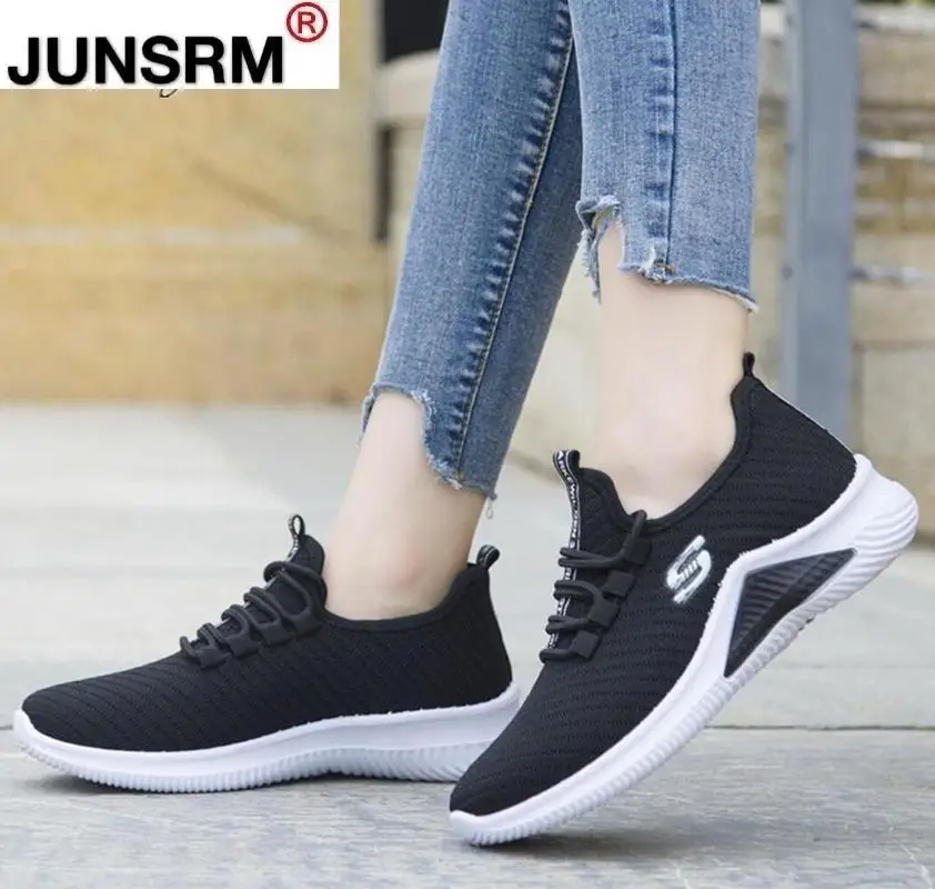 

Women Sneakers 2020 Ladies Sports Shoes Ladies Trainers Platform Woman Baskets Femme Dames Black Mujer Tenis Feminino